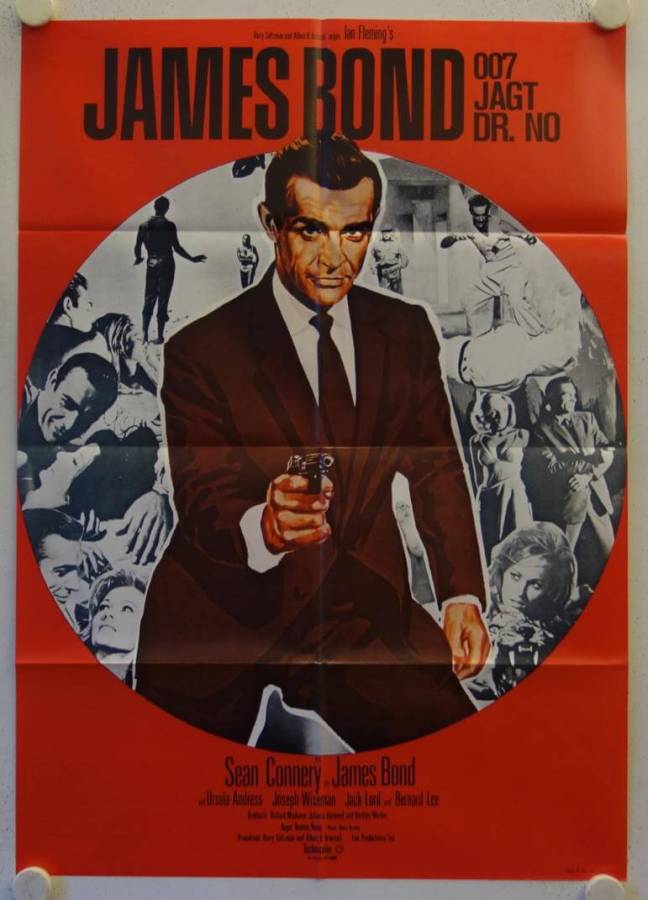 Dr. No re-release german movie poster